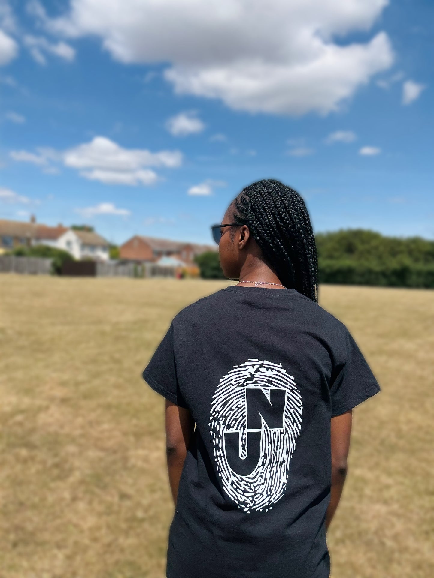 “The First Mark” black tee