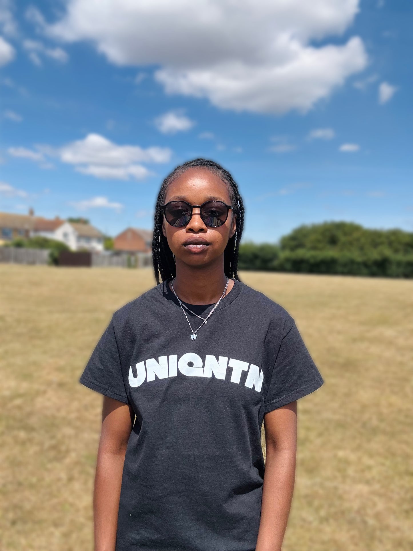 “The First Mark” black tee