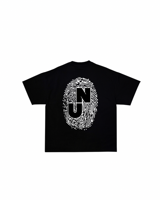 “The First Mark” black tee