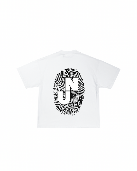 “The First Mark” white tee